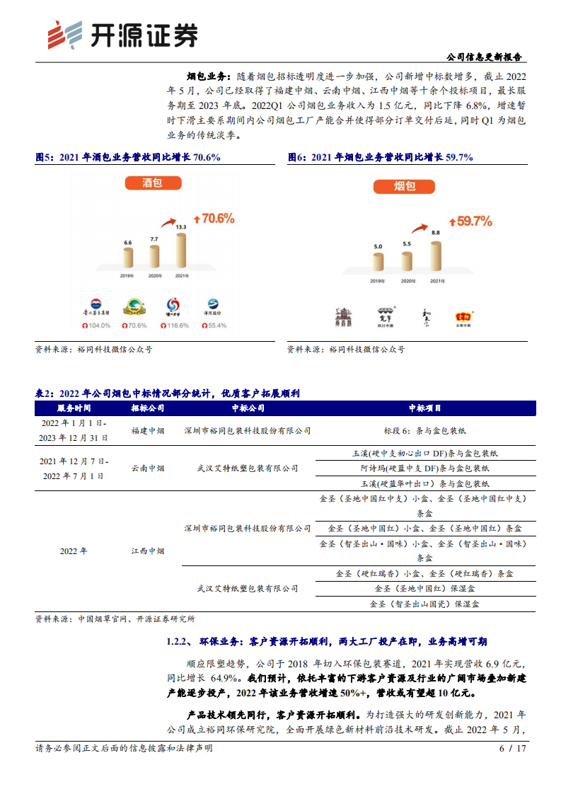 裕同科技-公司信息更新报告：大包装战略持续深化，盈利能力拐点确定性增强-220526.pdf 第6页