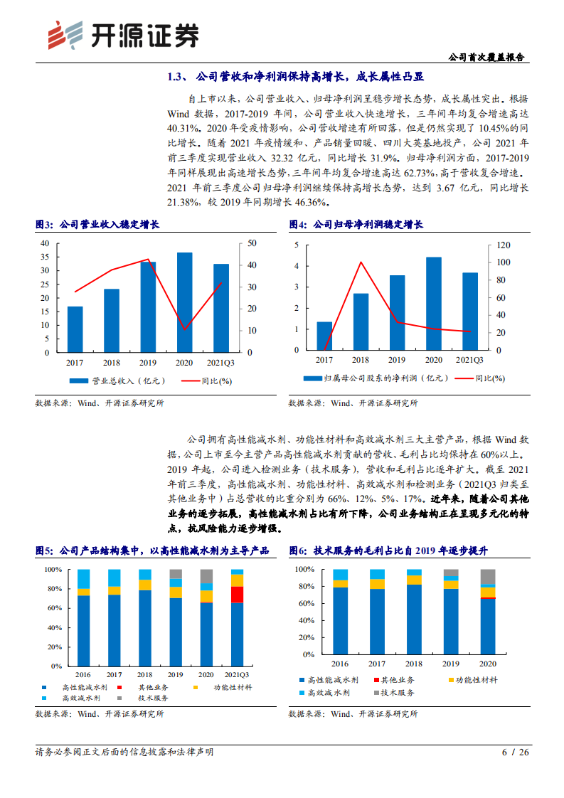 苏博特-一门两院士，研发驱动混凝土外加剂龙头高速成长-220114.pdf 第6页