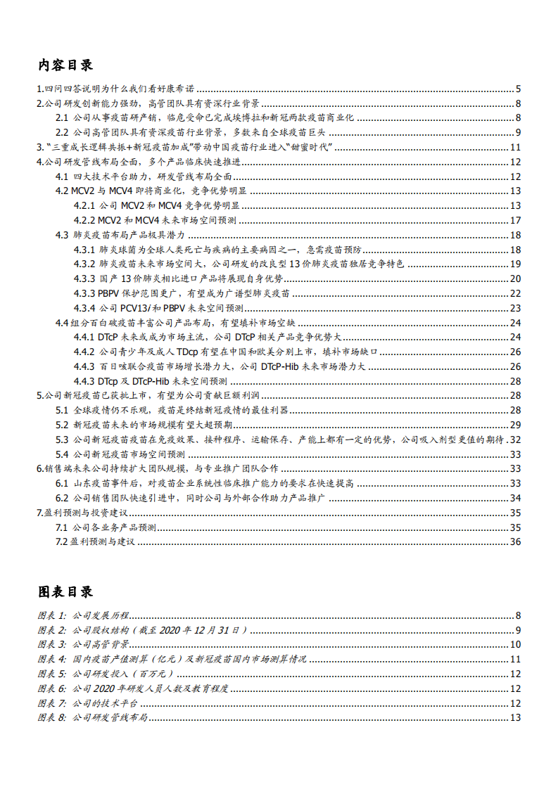 2021年康希诺公司疫苗研发能力及产品布局分析报告.pdf 第1页