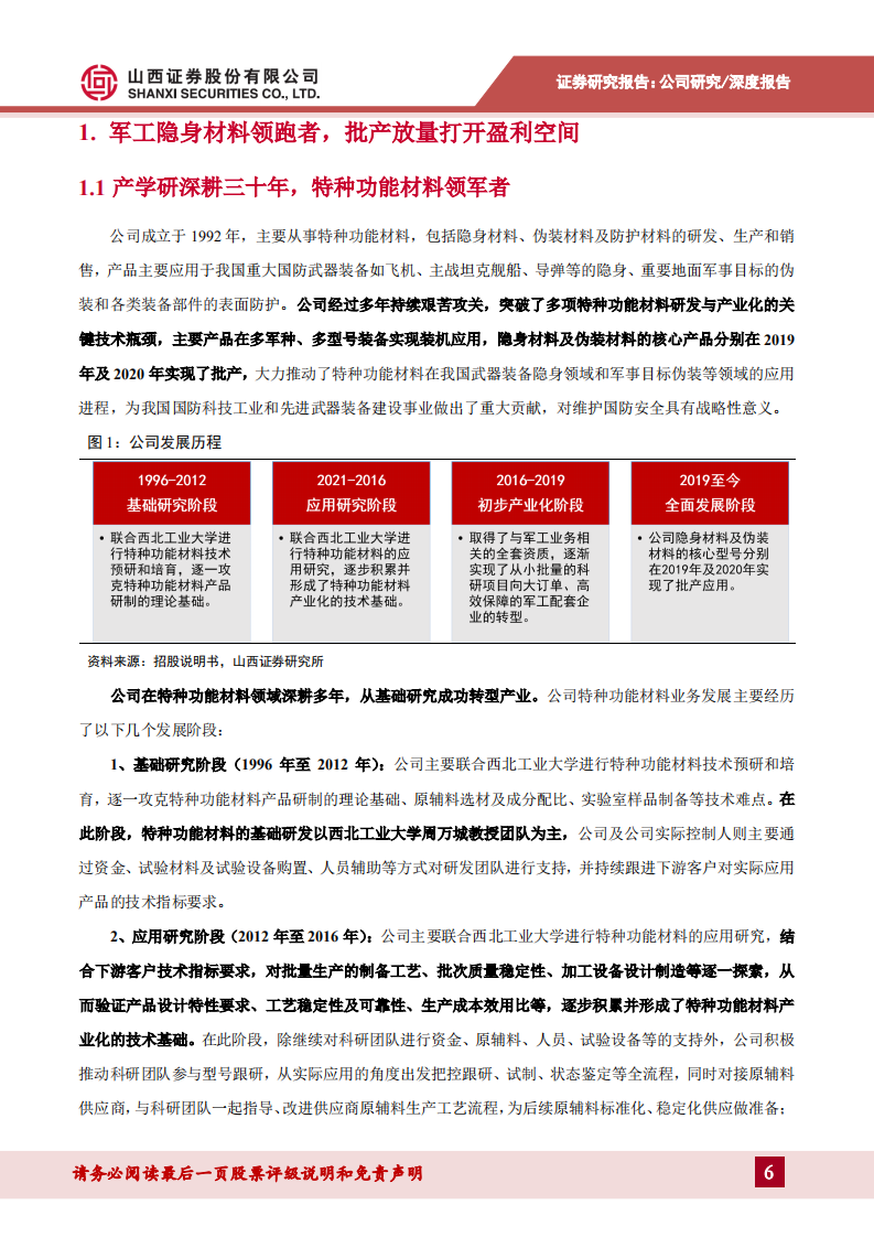 华秦科技-军工隐身材料领跑者，研发创新筑高竞争壁垒-220307.pdf 第6页