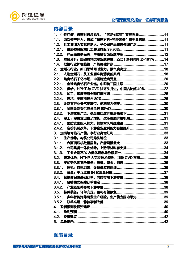 中兵红箭-超硬材料总龙头，扩产享行业上升期红利-220428.pdf 第2页