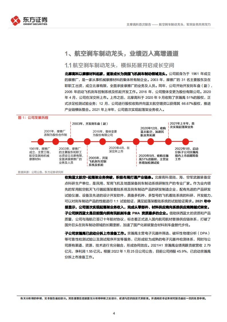 北摩高科-航空刹车制动龙头，军民业务共同发力-220331.pdf 第4页