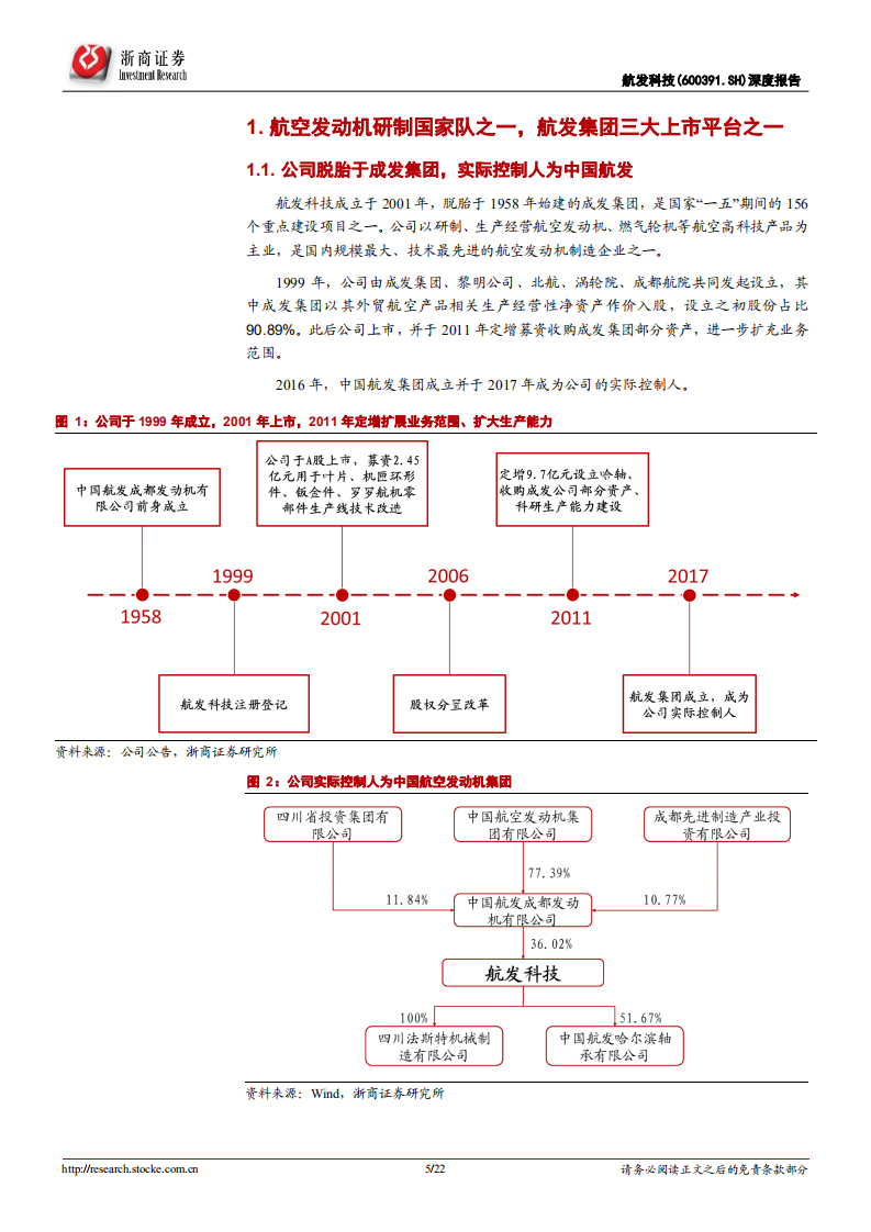 航发科技-深度报告：航空发动机研制国家队之一，&ldquo;内生+外延&rdquo;双驱动-20220329.pdf 第5页