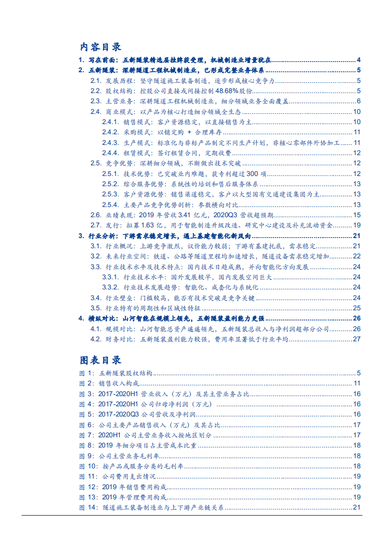2021年工程机械市场需求及五新隧装公司业务体系分析报告.pdf 第1页