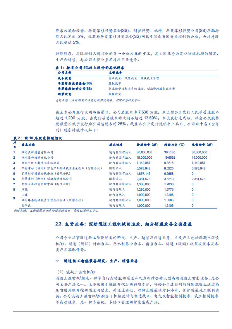 2021年工程机械市场需求及五新隧装公司业务体系分析报告.pdf 第5页