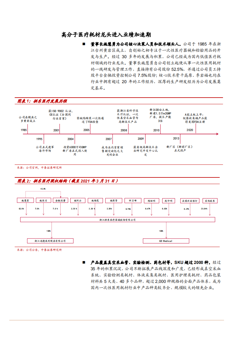 2021年高分子医疗耗材领域拱东医疗公司IVD定制化分析报告.pdf 第3页