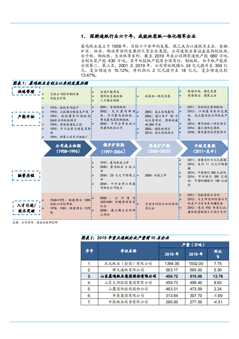 2021年晨鸣纸业公司一体化布局与盈利能力分析报告.pdf 第4页