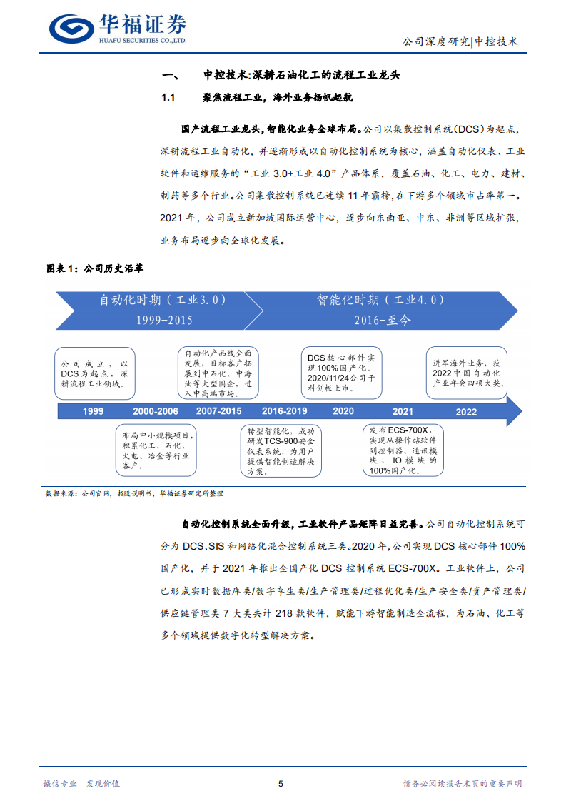 中控技术-流程工业龙头扬帆起航-220606.pdf 第5页