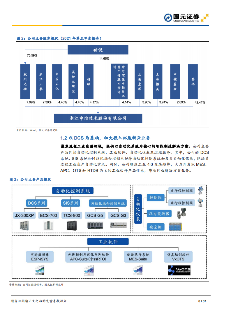 中控技术-深度研究报告：流程工业控制龙头，自主创新加速成长-220321.pdf 第6页