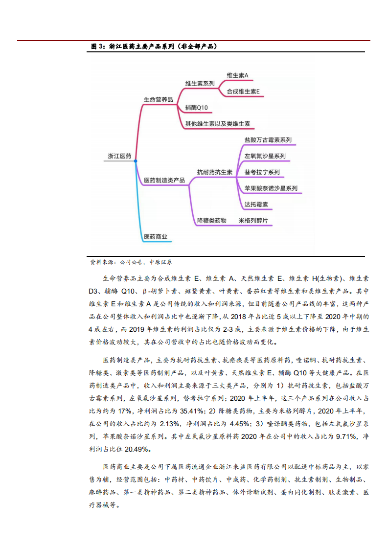 2021年浙江医药公司现状与各产品分析报告.pdf 第3页