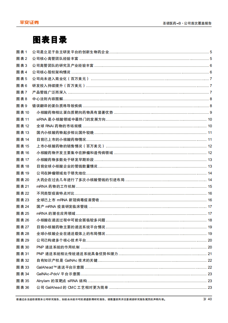 圣诺医药-小核酸赛道先驱者，差异化布局肿瘤和纤维化领域-220612.pdf 第3页