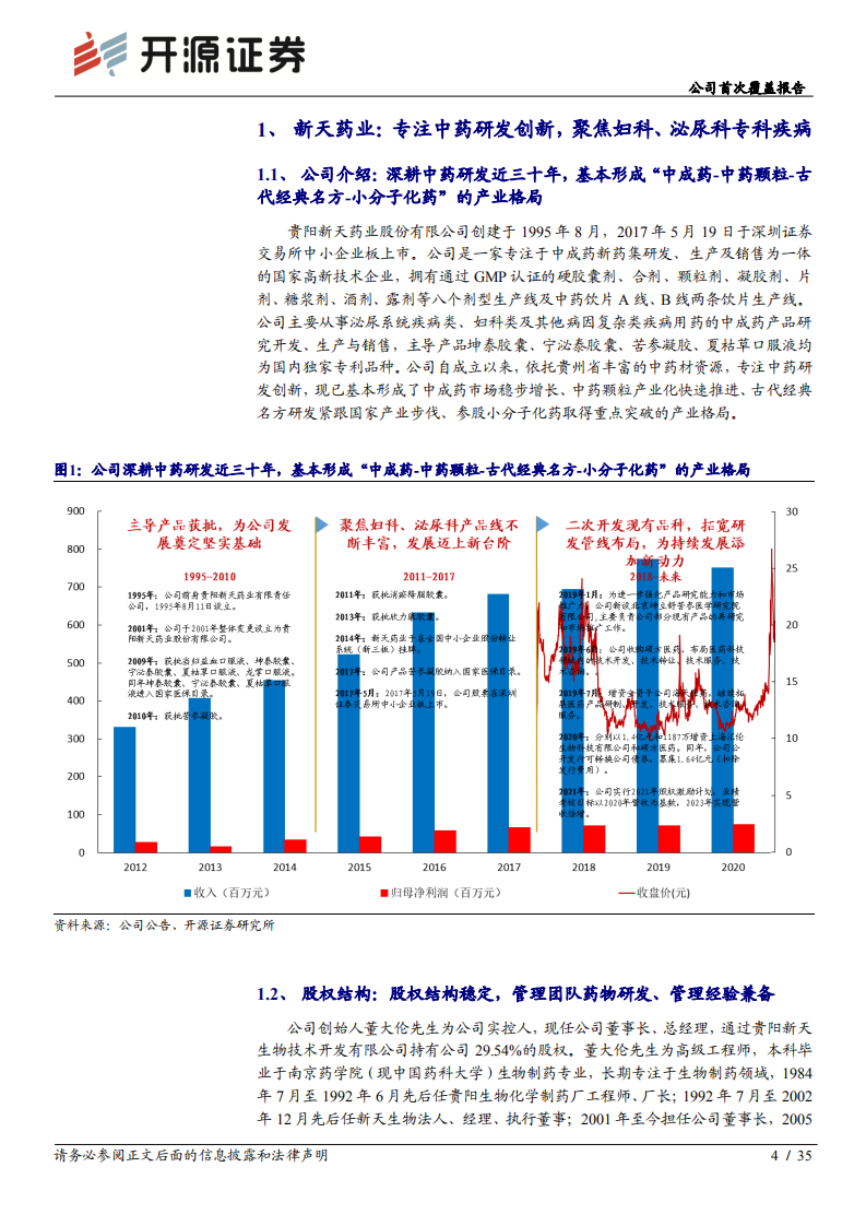 新天药业-公司首次覆盖报告：中药细分领域领先，OTC渠道扩展助力业绩提速-20220322.pdf 第4页
