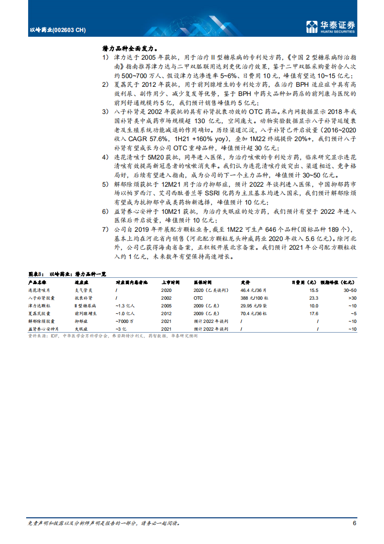 以岭药业-躬身笃行，履方致远-220303.pdf 第6页