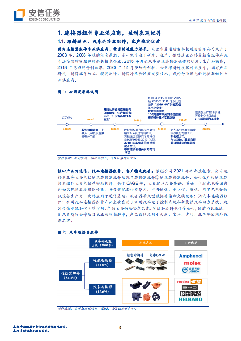 鼎通科技-盈利能力优异，产能扩充释放增长空间-220116.pdf 第5页
