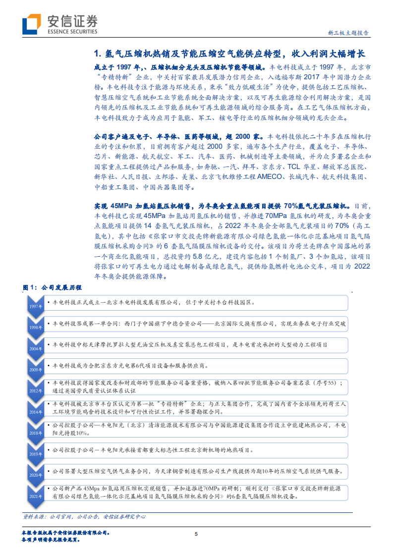 丰电科技-氢压机+压缩空气能源供应双轮驱动，双碳转型升级初见成效-220522.pdf 第5页
