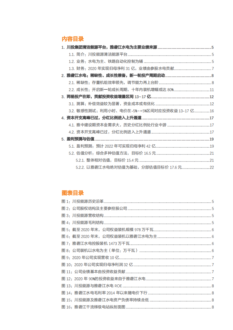 2021年川投能源公司雅砻江水电业务现状及前景分析报告.pdf 第1页