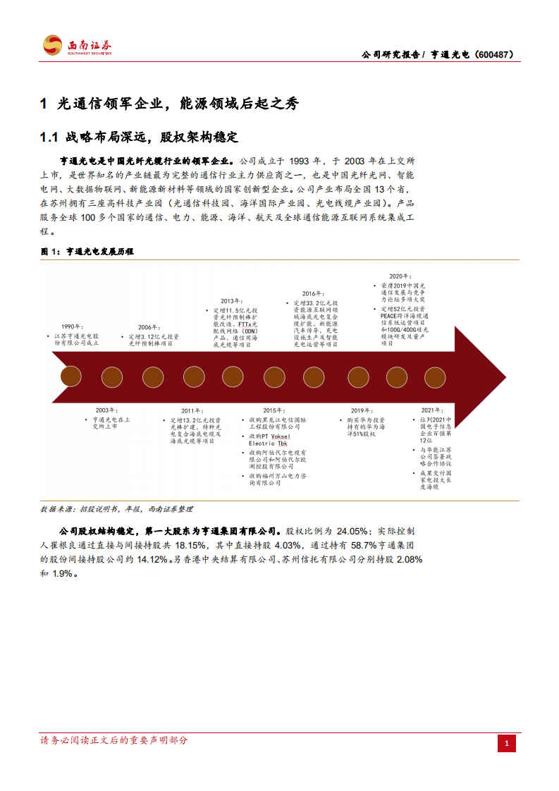 亨通光电-光电业务双线并进，海洋板块潜力巨大-220621.pdf 第6页