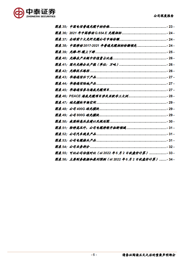 亨通光电-光纤光缆龙头景气回升，海洋业务第一梯队-220605.pdf 第6页