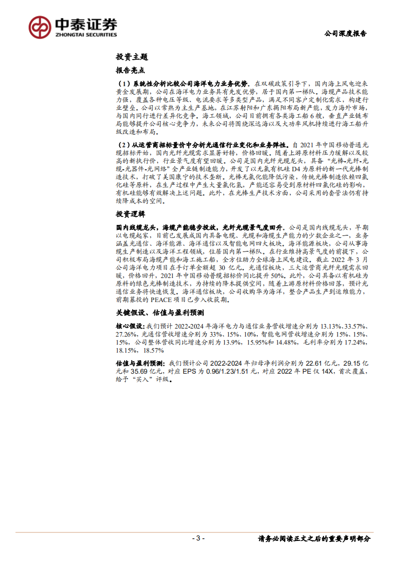 亨通光电-光纤光缆龙头景气回升，海洋业务第一梯队-220605.pdf 第3页