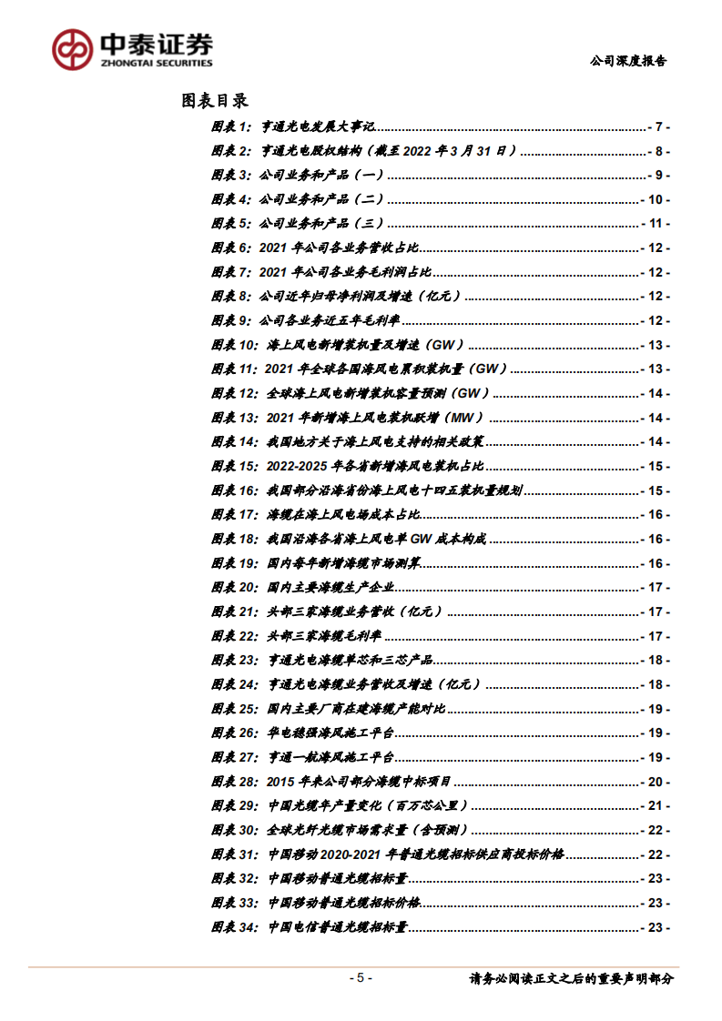 亨通光电-光纤光缆龙头景气回升，海洋业务第一梯队-220605.pdf 第5页