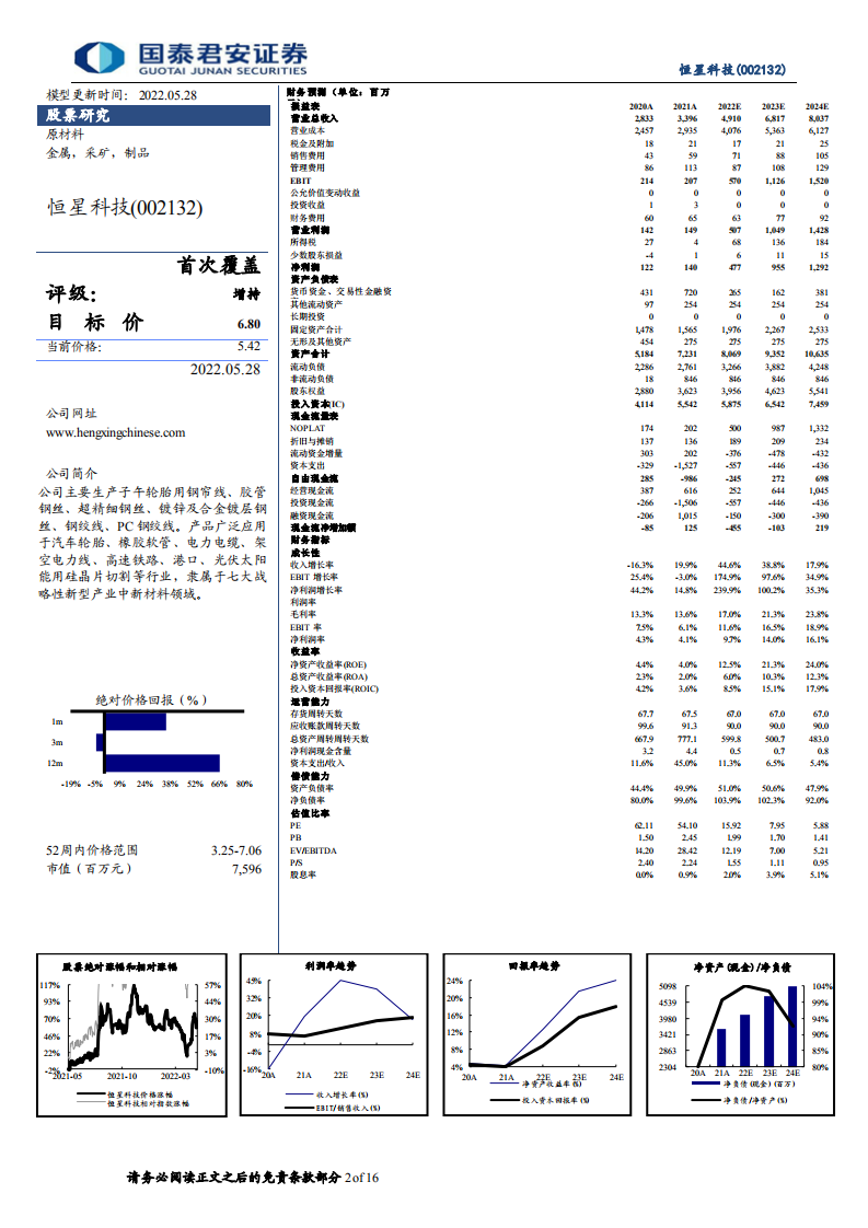 恒星科技-首次覆盖报告：持续精进，金刚线业务进入收获期-220528.pdf 第2页