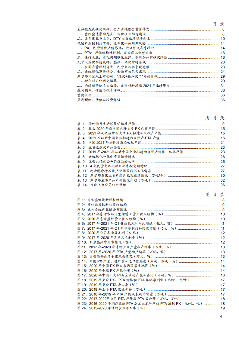 2021年东方盛虹公司全产业链布局与大炼化项目分析报告.pdf 第1页