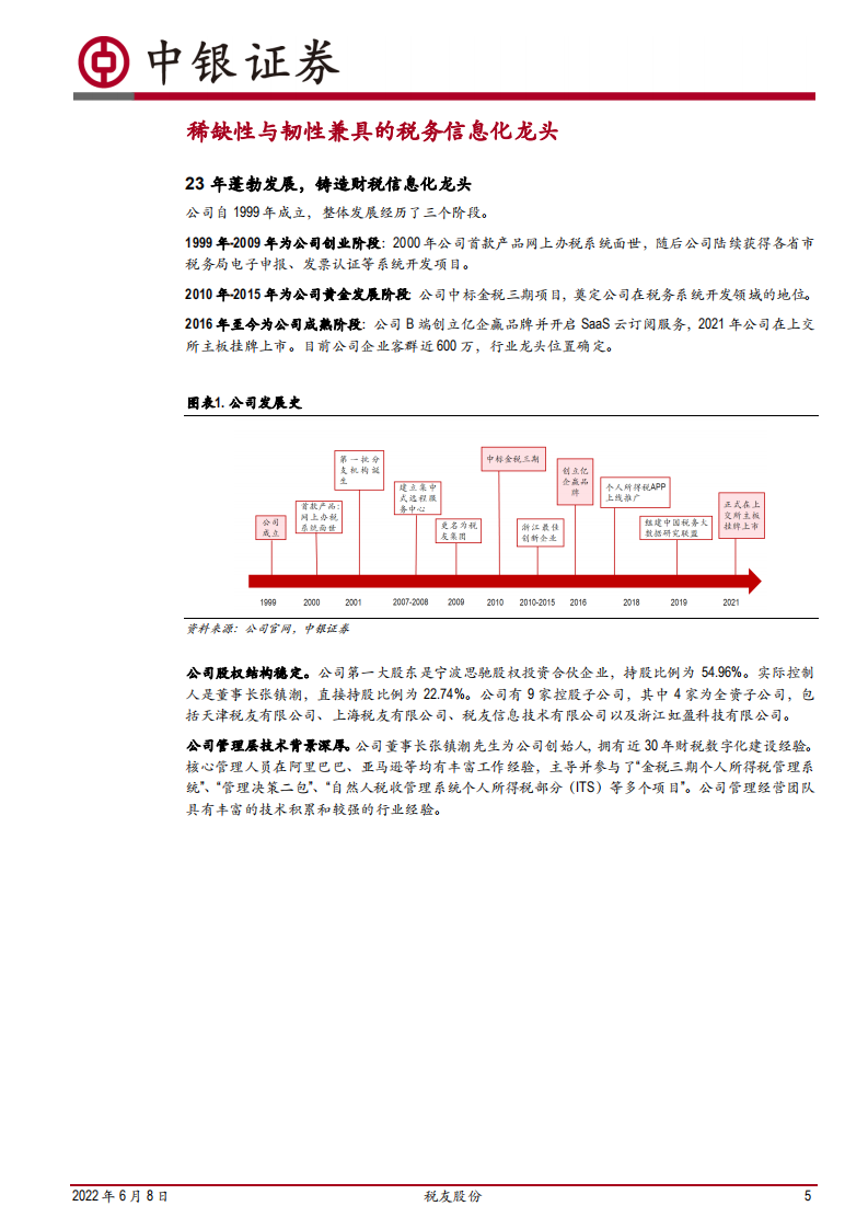 税友股份-竞争壁垒稳固，稀缺的税务SaaS龙头蓄势待发-220608.pdf 第5页