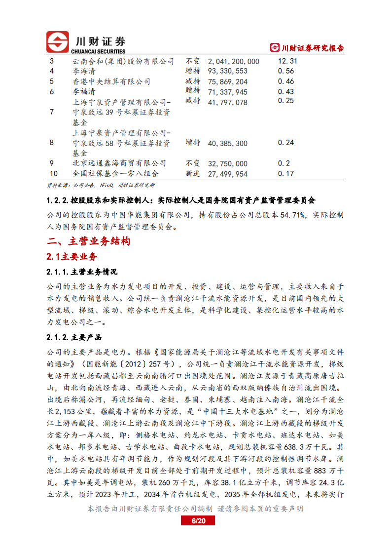 华能水电-深度报告：水风光一体，享双碳红利-220624.pdf 第6页