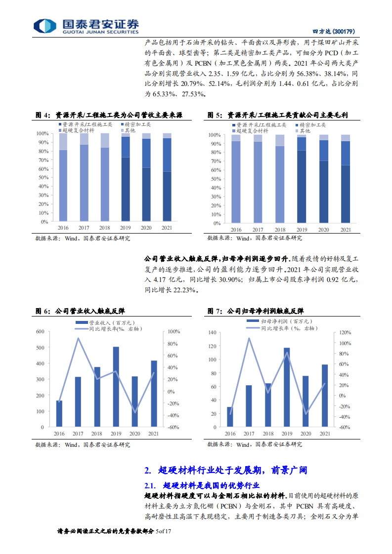 四方达-首次覆盖报告：超硬新材料龙头，培育钻石望迎高增长-220623.pdf 第5页