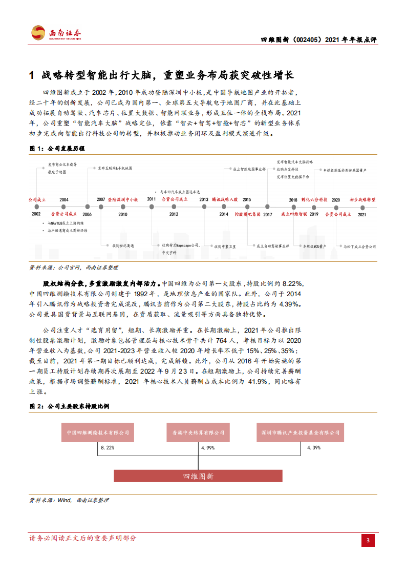 四维图新-战略重塑成效显著，业绩拐点已至-220513.pdf 第3页