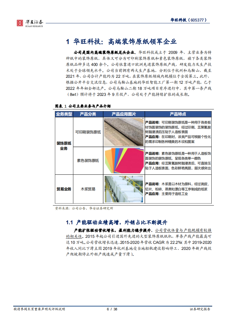 华旺科技-出口打开成长空间，产能释放突破瓶颈-220419.pdf 第6页