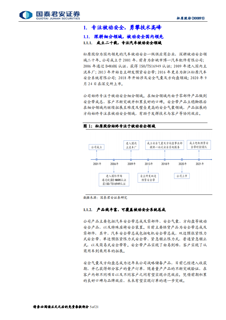 松原股份-首次覆盖报告：自主被动安全拓荒者，国产替代潜力巨大-220323.pdf 第5页