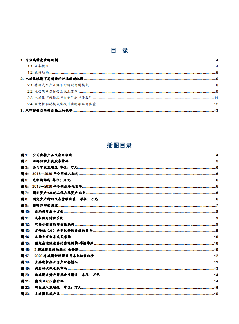 2021年高精度齿轮供应商双环传动公司产品优势分析报告.pdf 第1页
