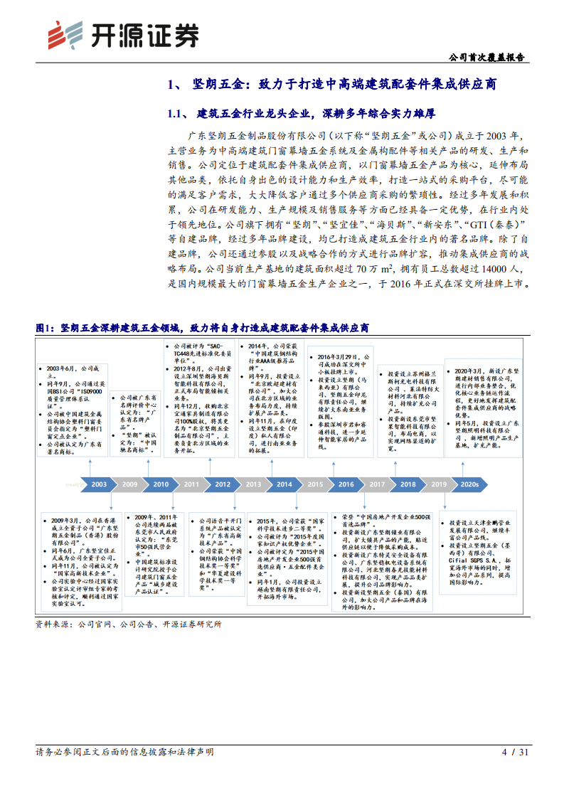 坚朗五金-公司首次覆盖报告：集成化五金龙头，平台赋能进击千亿市场-220620.pdf 第4页