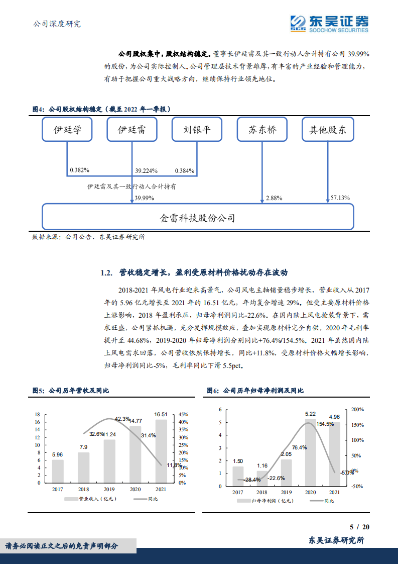 金雷股份-锻造主轴全球龙头，布局铸造迎接大型化-220617.pdf 第5页