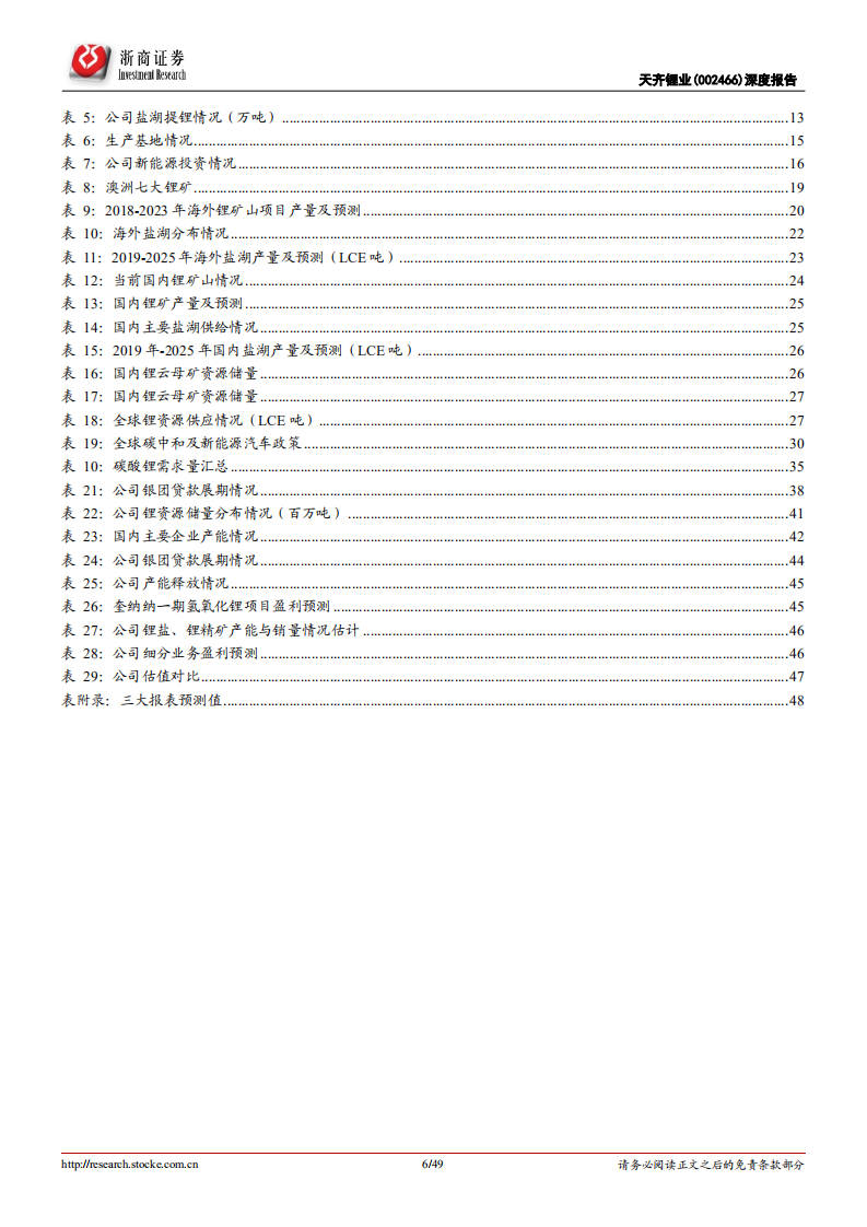 天齐锂业-深度报告：扩产乘风资源价格重估，锂资源巨头王者归来-220126.pdf 第6页
