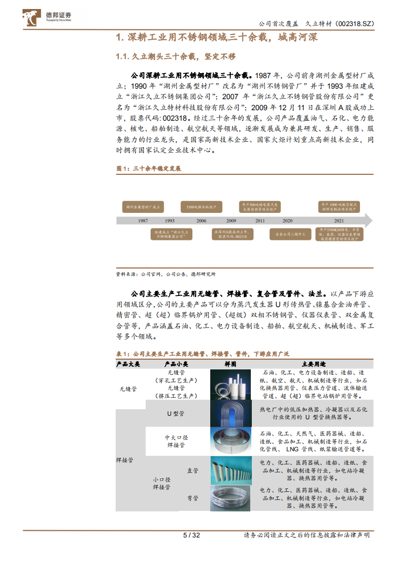 久立特材-久立潮头三十余载，高端产品持续发力-220606.pdf 第5页