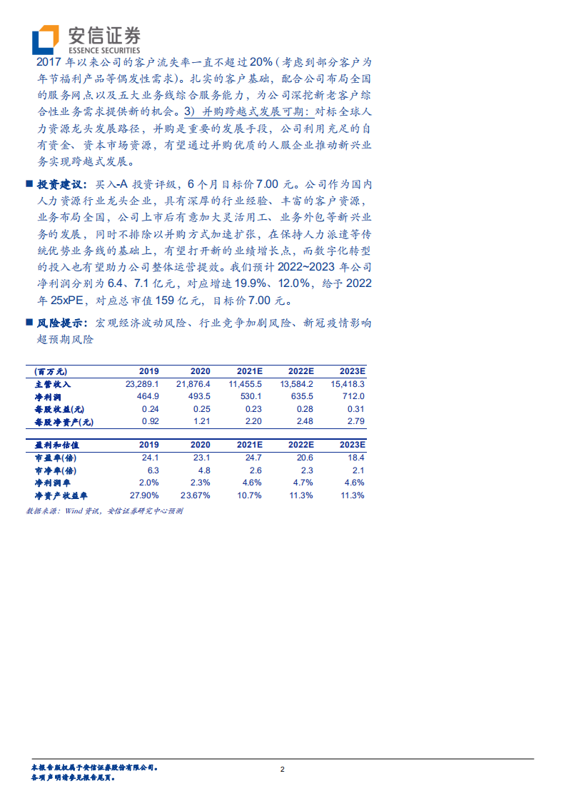 外服控股-国内人服行业龙头，基本面扎实成长性可期-220408.pdf 第2页