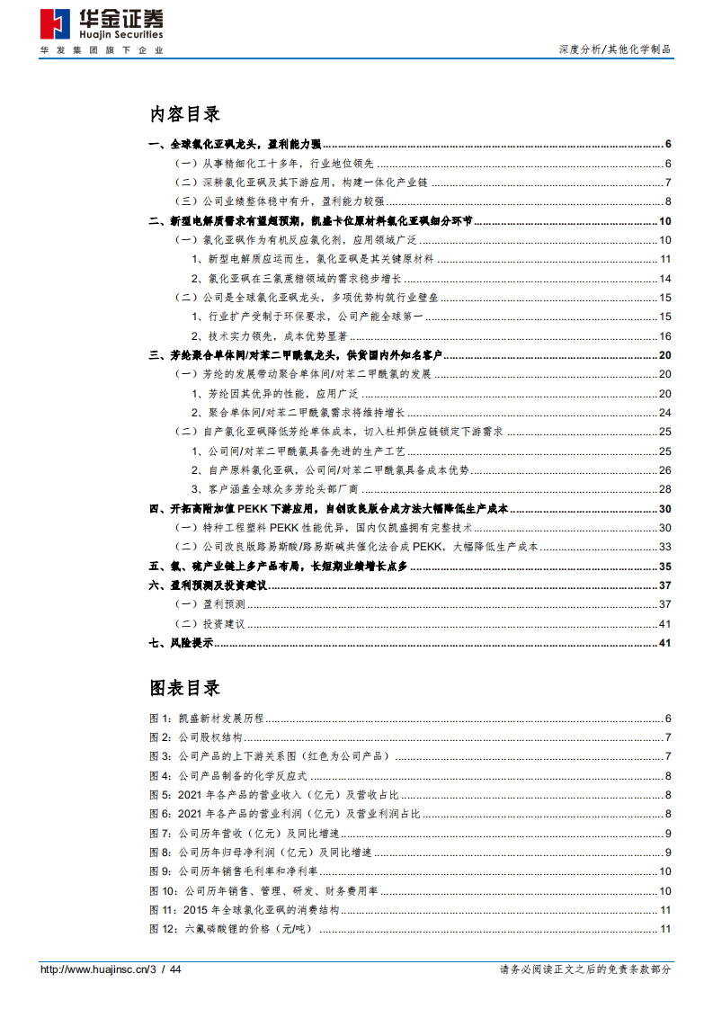 凯盛新材-氯化亚砜全球龙头，深耕下游应用-220330.pdf 第3页