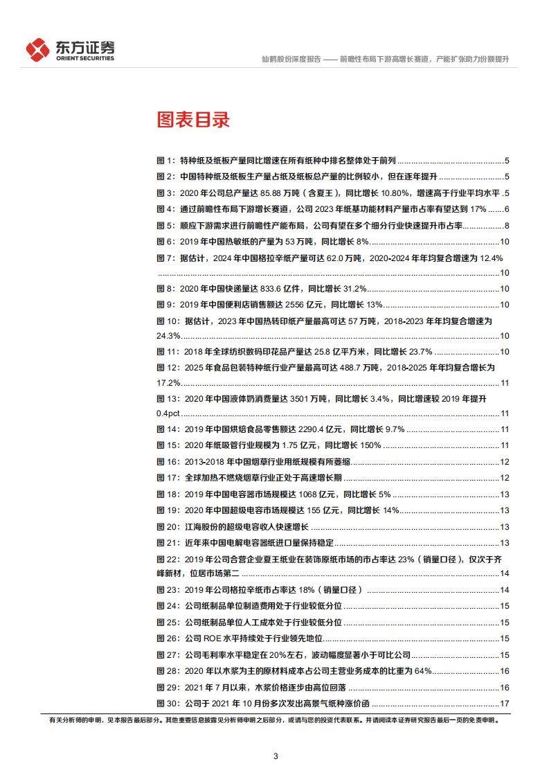 仙鹤股份-前瞻性布局下游高增长赛道，产能扩张助力份额提升-220110.pdf 第3页