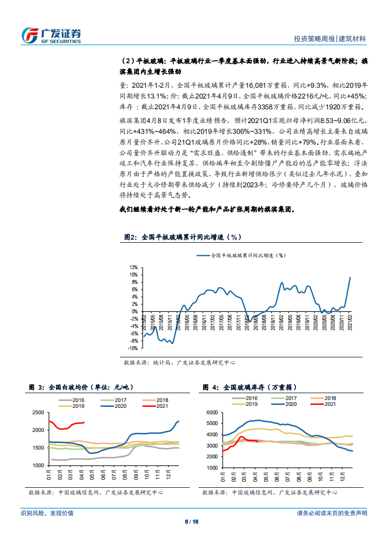 建筑材料行业：继续看好内生增长快、行业景气向上、低PEG公司-210411.pdf 第6页