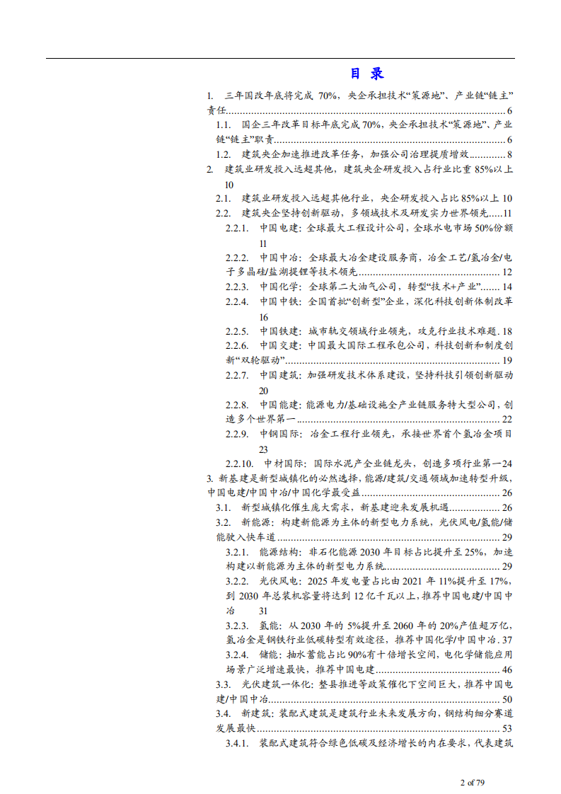 2021年中国建筑央企改革创新与新能源基建发展机遇研究报告.pdf 第1页