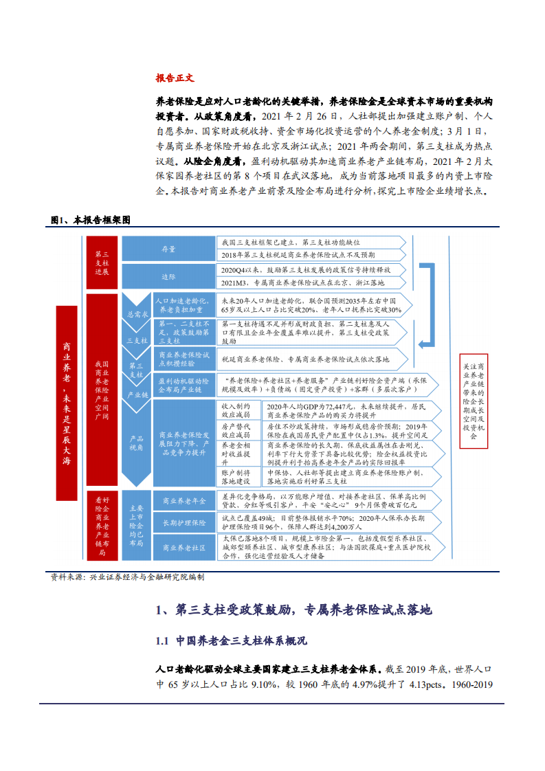 2021年中国养老金三支柱体系与商业保险发展空间分析报告.pdf 第3页