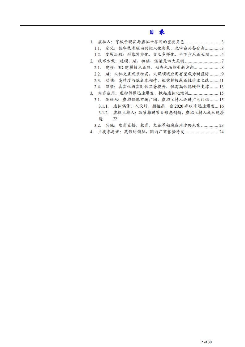 2021年元宇宙应用场景分析虚拟人偶像市场需求研究报告.pdf 第1页