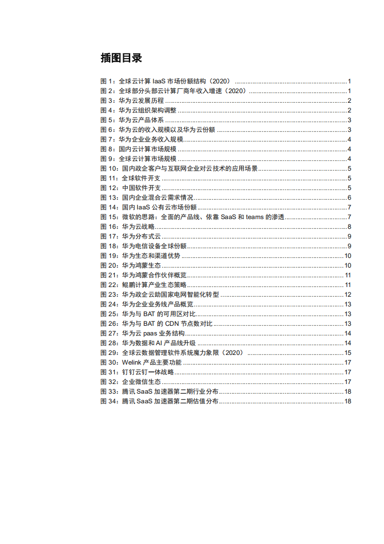 2021年全球 SaaS 云计算市场结构与中国华为云竞争优势研究报告.pdf 第2页