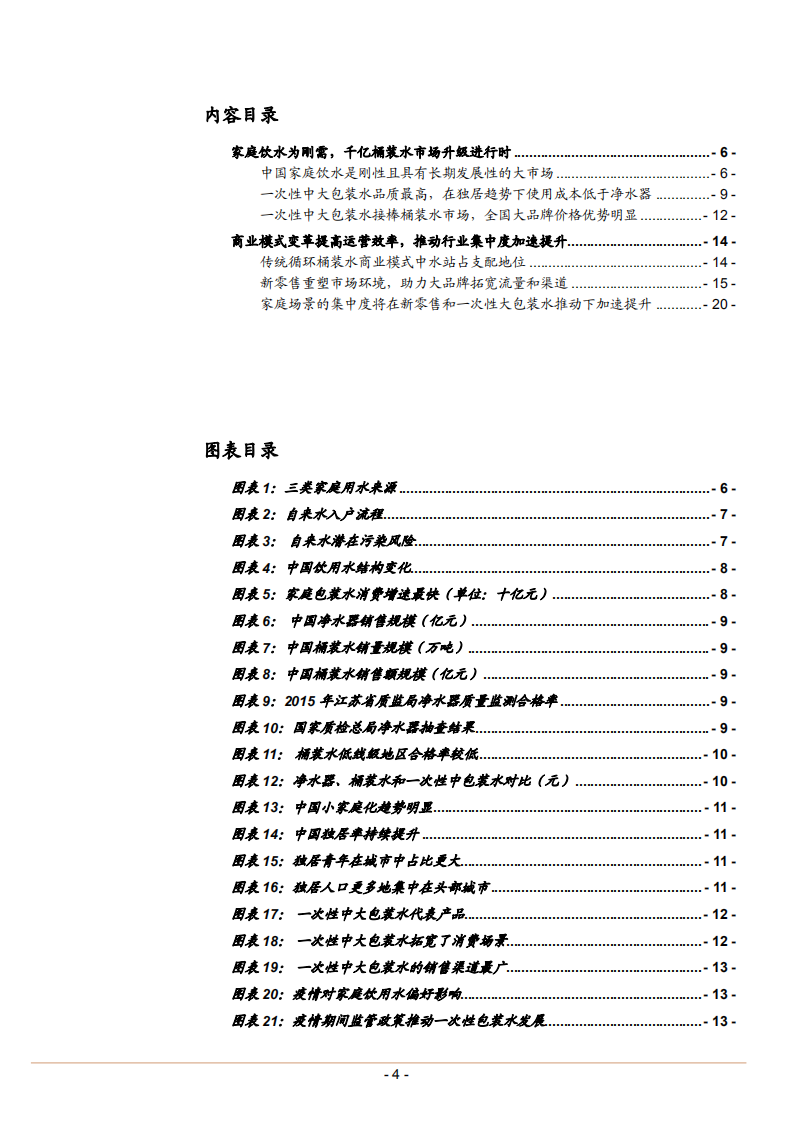 2021年中国家庭桶装水市场空间与商业模式变革研究报告.pdf 第1页