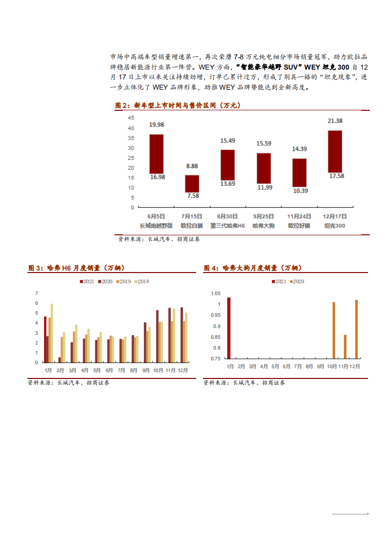 2021年长城汽车产品定位及智能化趋势分析报告.pdf 第4页