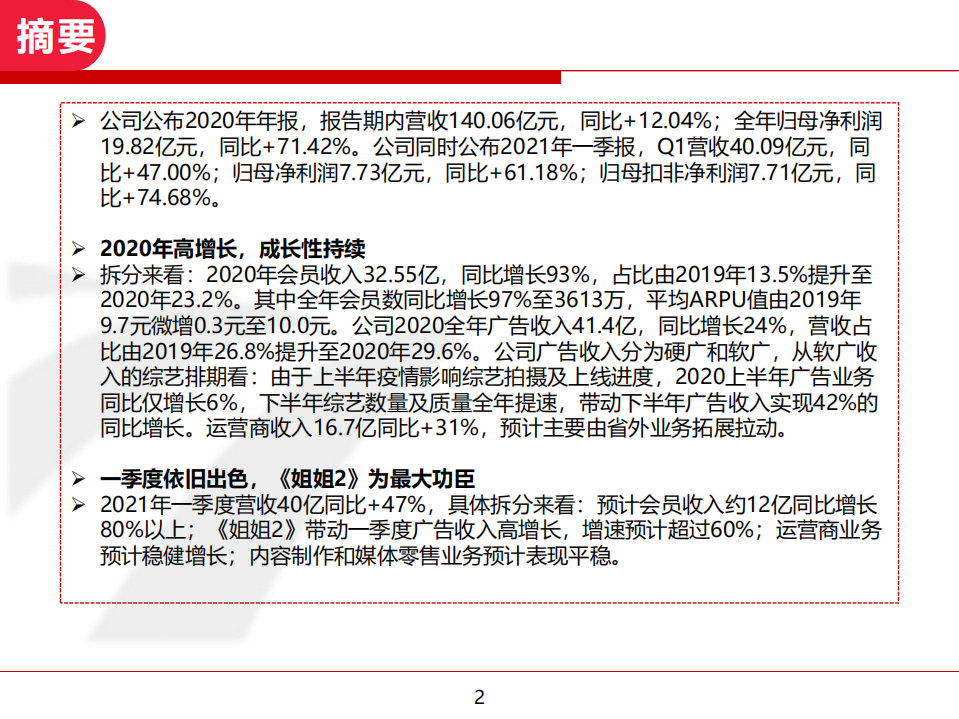 2021年芒果超媒业务结构及盈利能力分析变化.pdf 第1页