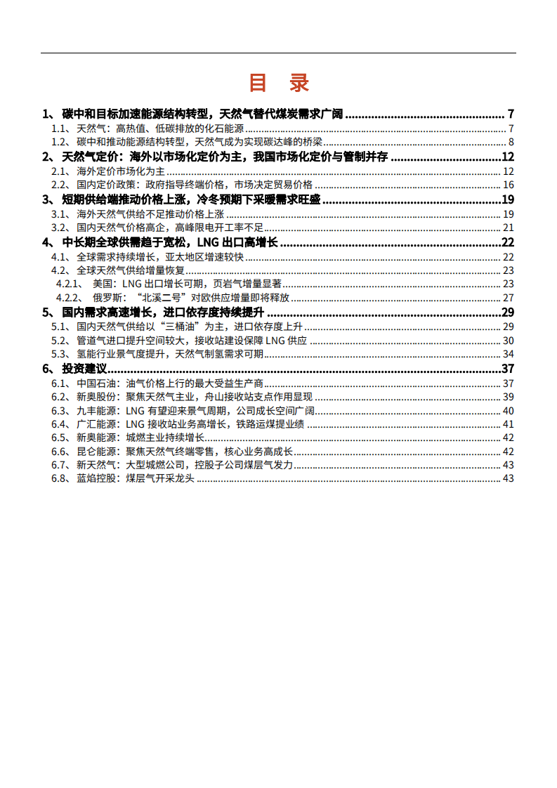 2021年全球及国内天然气市场供需分析报告.pdf 第1页