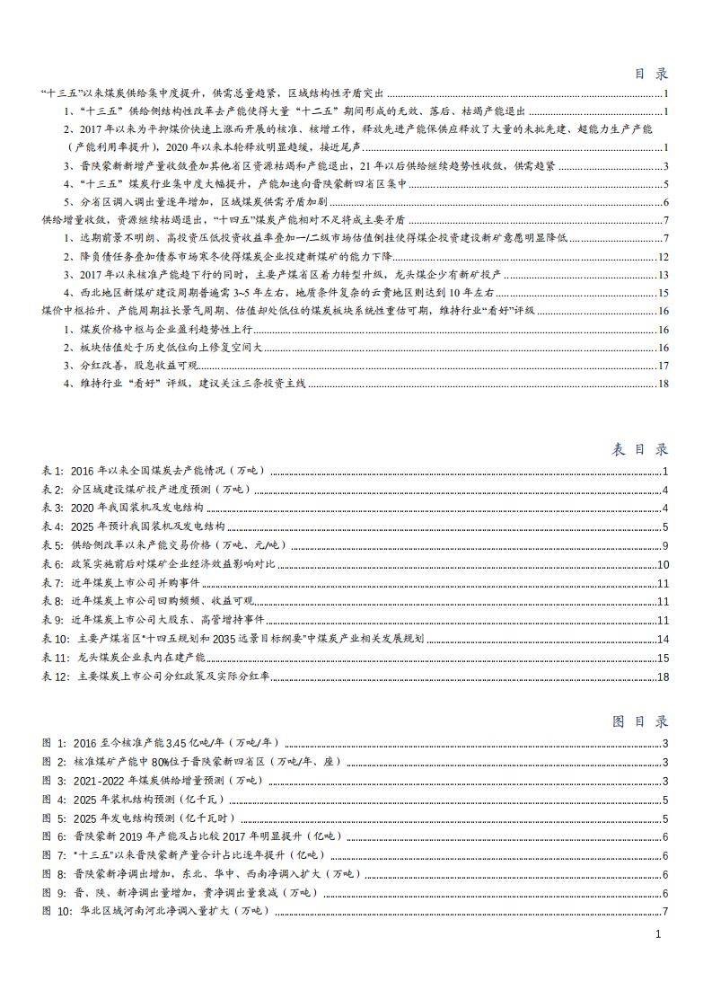 2021年中国煤炭产能未来趋势分析报告.pdf 第1页